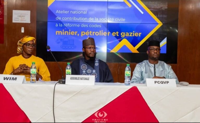 Réforme des codes du secteur extractifs: PCQVP harmonise la contribution de la société civile